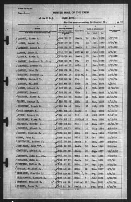 Muster Rolls > 30-Sep-1940