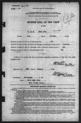 Muster Rolls > 31-Dec-1940