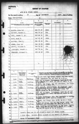 Thumbnail for Report of Changes > 30-Sep-1944