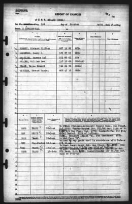 Report of Changes > 3-Oct-1944