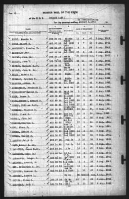 Muster Rolls > 9-Aug-1941