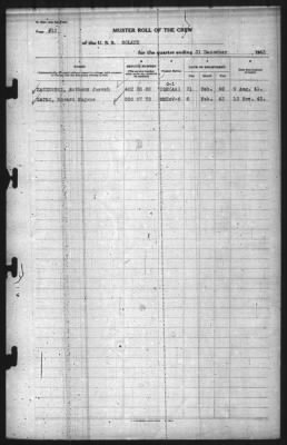 Thumbnail for Muster Rolls > 31-Dec-1943