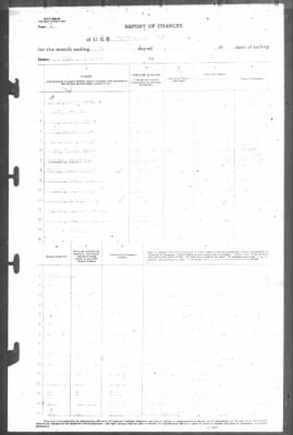 Thumbnail for Report of Changes > 31-Jan-1943