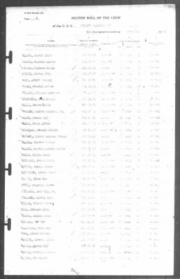 Thumbnail for Muster Rolls > 31-Mar-1943