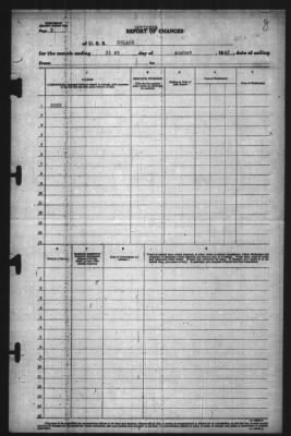 Thumbnail for Report of Changes > 31-Aug-1943