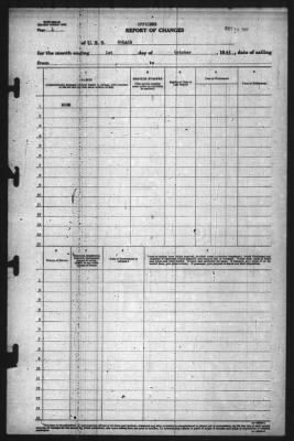 Thumbnail for Report of Changes > 1-Oct-1943