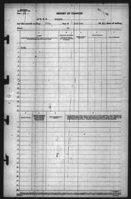 Thumbnail for Report of Changes > 27-Oct-1943