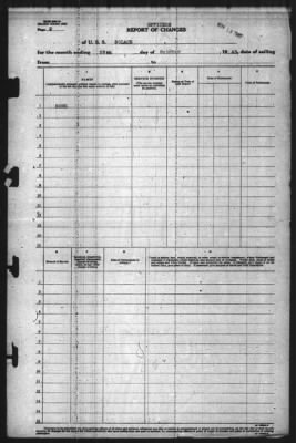 Thumbnail for Report of Changes > 27-Oct-1943