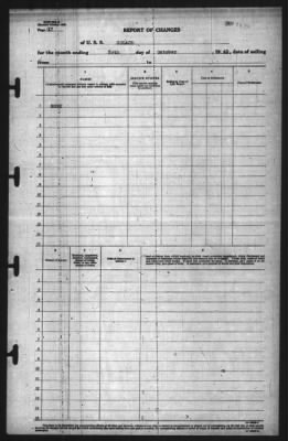 Thumbnail for Report of Changes > 29-Oct-1943