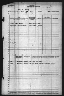 Thumbnail for Report of Changes > 30-Oct-1943