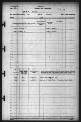 Thumbnail for Report of Changes > 24-Nov-1943