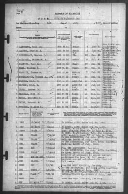 Thumbnail for Report of Changes > 31-Jul-1942