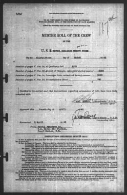 Muster Rolls > 31-Mar-1940