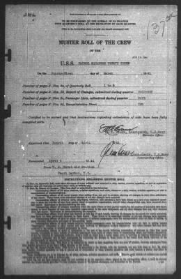 Muster Rolls > 31-Mar-1941