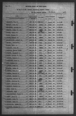 Muster Rolls > 31-Mar-1941