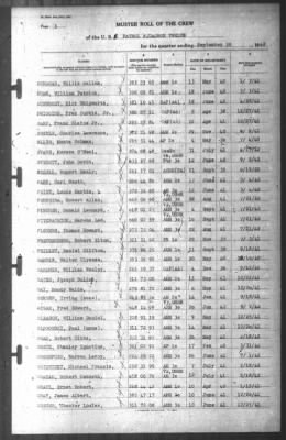 Muster Rolls > 30-Sep-1942