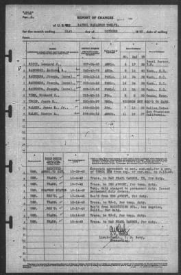 Thumbnail for Report of Changes > 31-Oct-1940