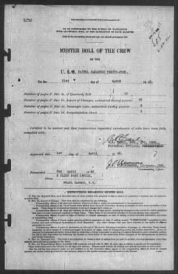 Muster Rolls > 31-Mar-1942