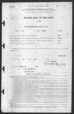 Muster Rolls > 1-Apr-1944