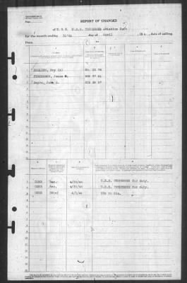 Thumbnail for Report of Changes > 31-Apr-1944