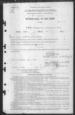 Muster Rolls > 1-Jul-1945