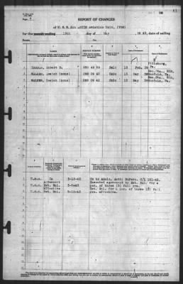 Thumbnail for Report of Changes > 19-May-1943