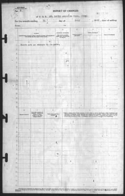 Thumbnail for Report of Changes > 31-Jul-1943