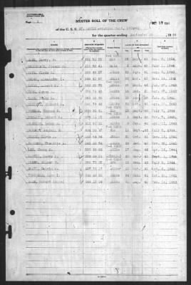 Muster Rolls > 30-Sep-1944