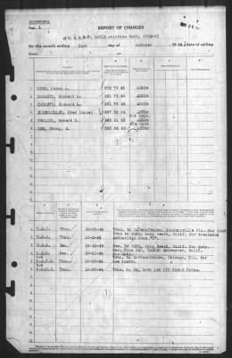 Report of Changes > 31-Oct-1944