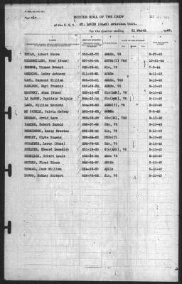 Muster Rolls > 31-Mar-1945