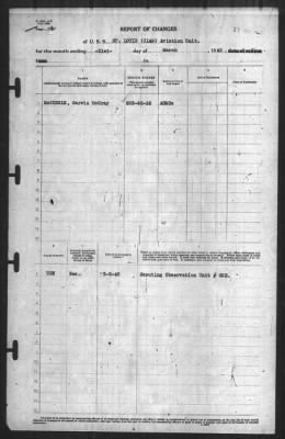 Report of Changes > 31-Mar-1945