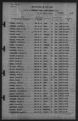 Muster Rolls > 31-Mar-1939