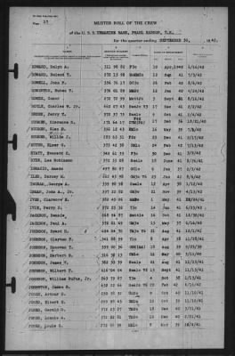 Muster Rolls > 30-Sep-1942