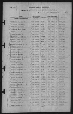 Muster Rolls > 30-Sep-1942