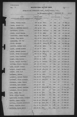 Muster Rolls > 31-Dec-1942