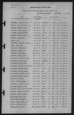 Muster Rolls > 31-Dec-1942