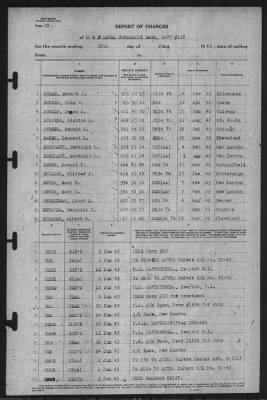 Thumbnail for Report of Changes > 30-Jun-1943