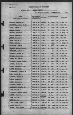 Muster Rolls > 30-Sep-1941