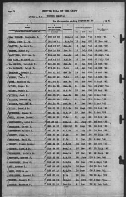 Muster Rolls > 30-Sep-1941