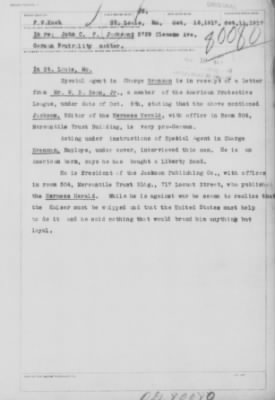 Old German Files, 1909-21 > John C. F. Jackson (#8000-80080)