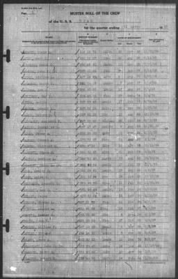 Muster Rolls > 31-Mar-1939