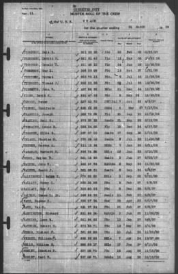 Muster Rolls > 31-Mar-1939