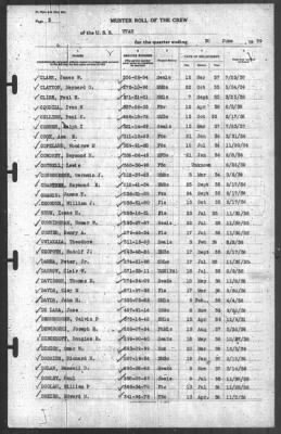 Muster Rolls > 30-Jun-1939