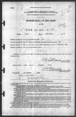 Muster Rolls > 30-Sep-1939