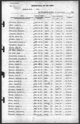 Muster Rolls > 30-Sep-1939