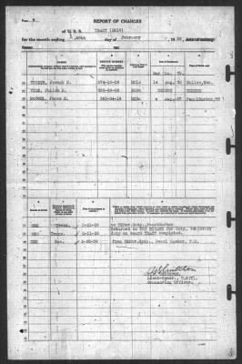 Thumbnail for Report of Changes > 28-Feb-1939