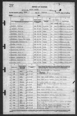 Thumbnail for Report of Changes > 31-Jan-1940