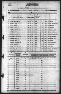 Thumbnail for Report of Changes > 20-Oct-1941