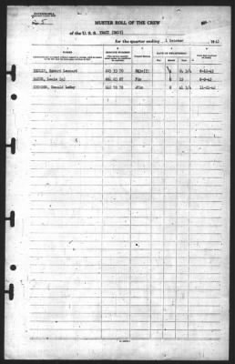 Muster Rolls > 1-Oct-1945