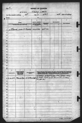 Thumbnail for Report of Changes > 29-Apr-1945